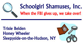 Schoolgirl Shamuses, Inc. business card