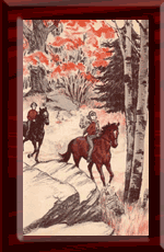 A fast ride through the woods.