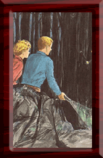 Ben is up to something in the woods.