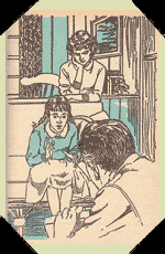 "Mr. Glendenning's living at the haunted cabin!"